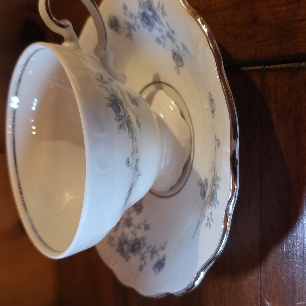 Two Haviland Cups & Saucers. $20 For Both